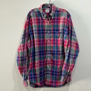 Brooks Brothers The Original Polo Shirt Collared long Sleeve Button down SZ XL